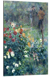 Magnettafel Der Garten in der Rue Cortot Montmartre