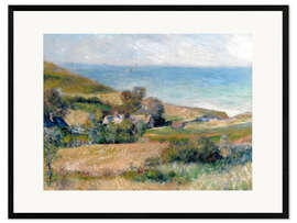 Framed art print Seacoast near Wargemont in Normandy