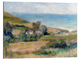 Magnettafel Küste in der Nähe Wargemont in der Normandie