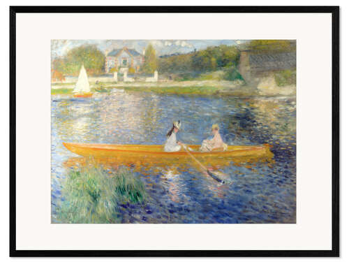 Plakat artystyczny premium w ramie The Seine at Asnieres