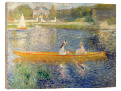 Wood print The Seine at Asnieres