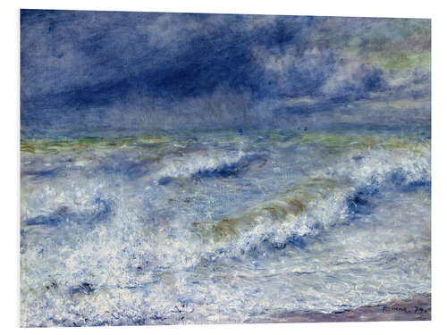 Foam board print seascape 