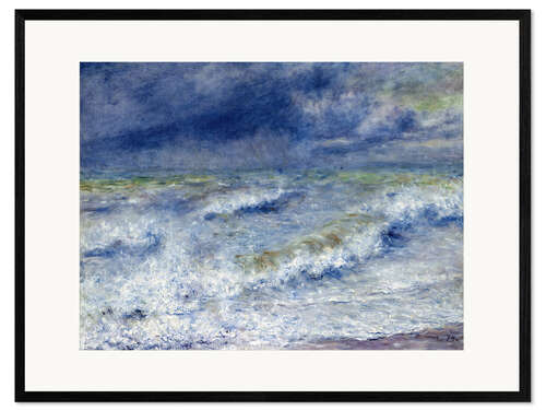 Impression artistique encadrée Paysage marin