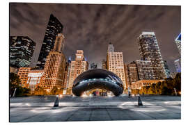 Alubild Cloud Gate Chicago - Sören Bartosch