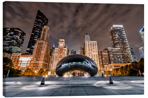 Leinwandbild Cloud Gate Chicago