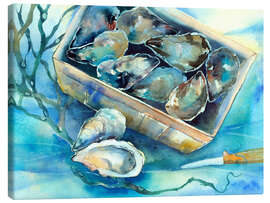 Canvas print oysters - Jitka Krause