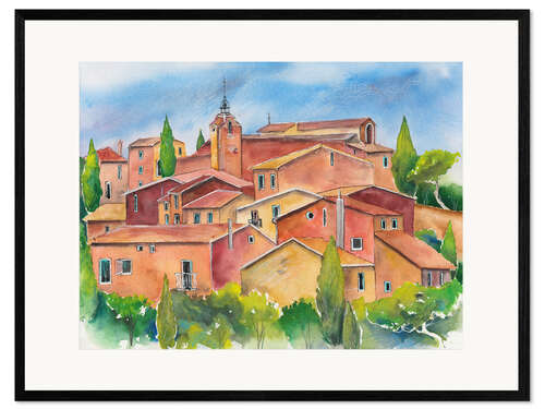 Framed art print Roussillon