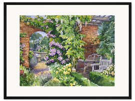 Gerahmter Kunstdruck Geheimer Garten