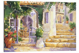 Magnettafel Gartenmauer