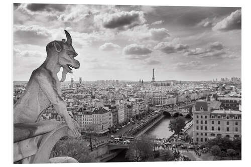 PVC-taulu Notre Dame Gargoyle overlooks Paris