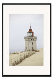 Gerahmter Kunstdruck Leuchtturm von Rubjerg Knude