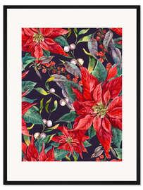 Gerahmter Kunstdruck Der Weihnachtsstern