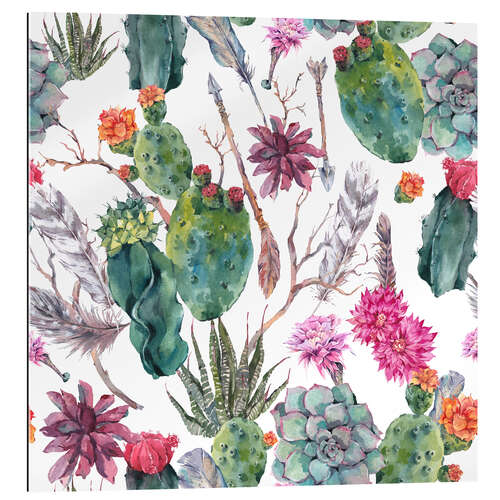 Gallery print Exotic cactus pattern