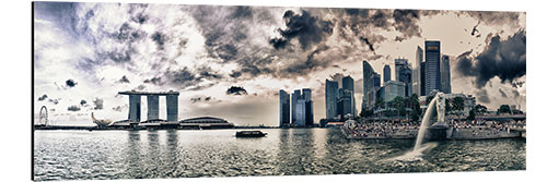 Tableau en aluminium Marina Bay à Singapour