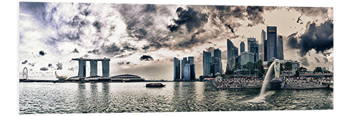 Foam board print Marina Bay in Singapore