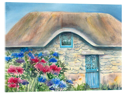 Acrylglas print Breton Cottage