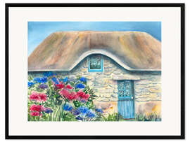 Gerahmter Kunstdruck Bretonisches Landhaus