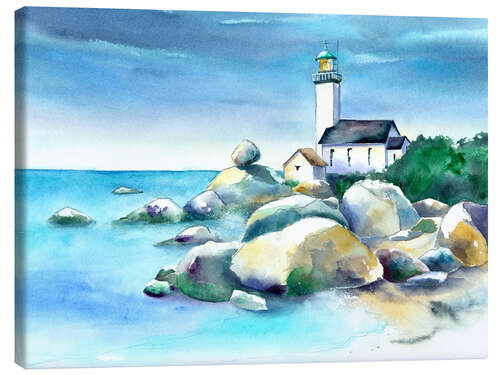 Canvas print Lighthouse Pontusval