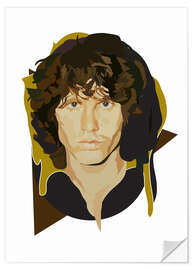 Wall sticker Jim Morrison