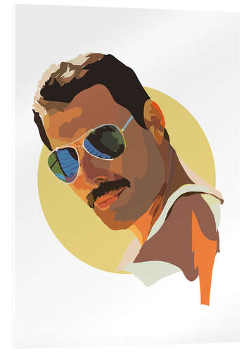 Acrylglasbild Freddie Mercury