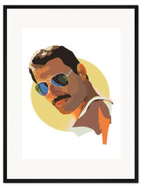 Gerahmter Kunstdruck Freddie Mercury