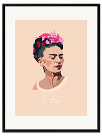 Innrammet kunsttrykk Frida Kahlo Portrait