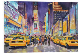 Magnettafel Times Square bei Nacht