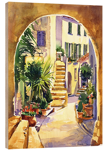 Wood print Avenida Artara