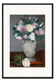 Gerahmter Kunstdruck Pfingstrosen