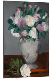 Magnettafel Pfingstrosen