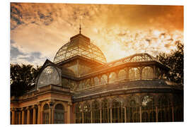 Tableau en PVC Palais de Cristal à Madrid