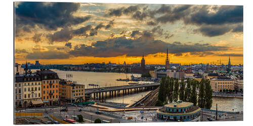 Galleritryk Night view of Stockholm