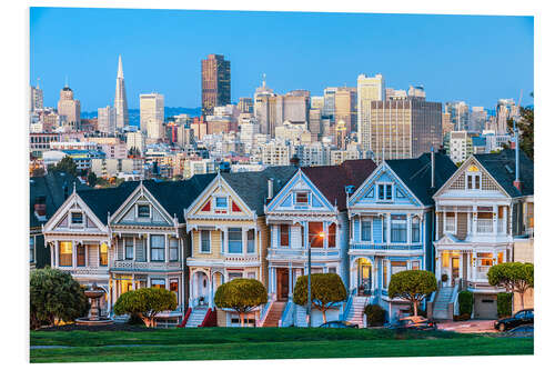 Tableau en PVC Painted Ladies, San Francisco