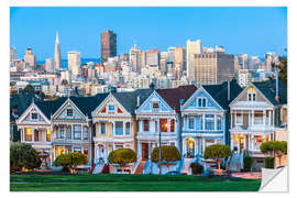 Naklejka na ścianę Painted Ladies, San Francisco