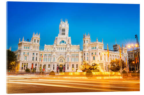 Acrylic print Plaza de la Cibeles in Madrid