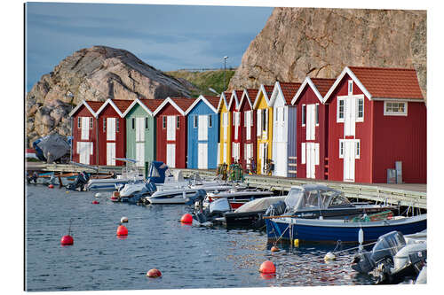 Galleriprint Fishing huts in Smogen, Sweden