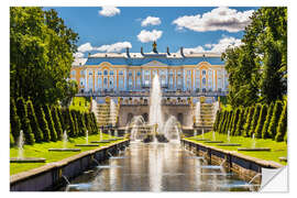 Selvklebende plakat Peterhof Palace, St. Petersburg