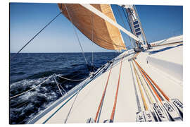 Magnettafel Segelyacht in Fahrt