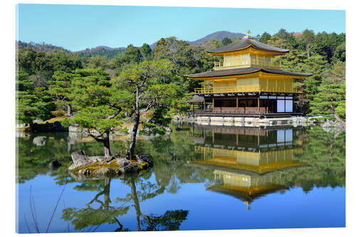 Acrylglas print Kinkakuji Temple (Golden Pavilion)