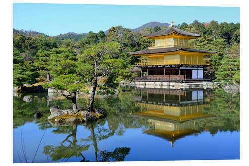 Foam board print Kinkakuji Temple (Golden Pavilion)