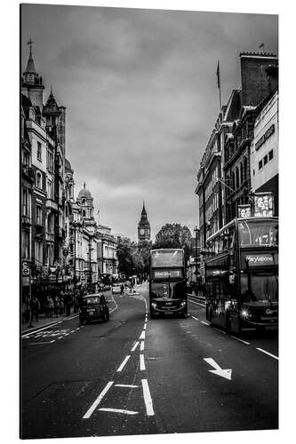 Tableau en aluminium Bus pour Oxford Circus