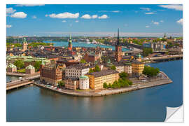 Selvklebende plakat Old Town of Stockholm