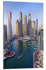 Gallery print Dubai Marina from above