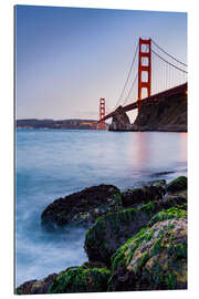 Gallery print Moss-covered rocks at the Golden Gate