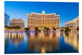 Foam board print Bellagio casino, Las Vegas