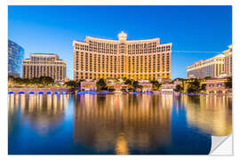 Selvklebende plakat Bellagio casino, Las Vegas