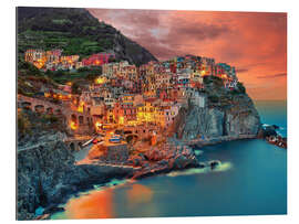 Gallery Print Manarola, Cinque Terre, Ligurien, Italien, Europa