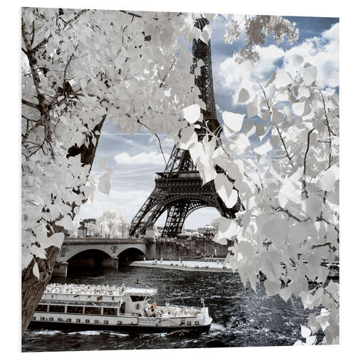 Foam board print Infrared Shipping in Paris