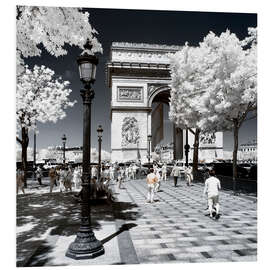 PVC-tavla Infrared - Champs-Elysées Paris