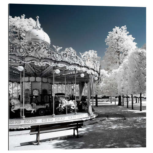 Gallery print Infrared - Nostalgic Carousel in Paris